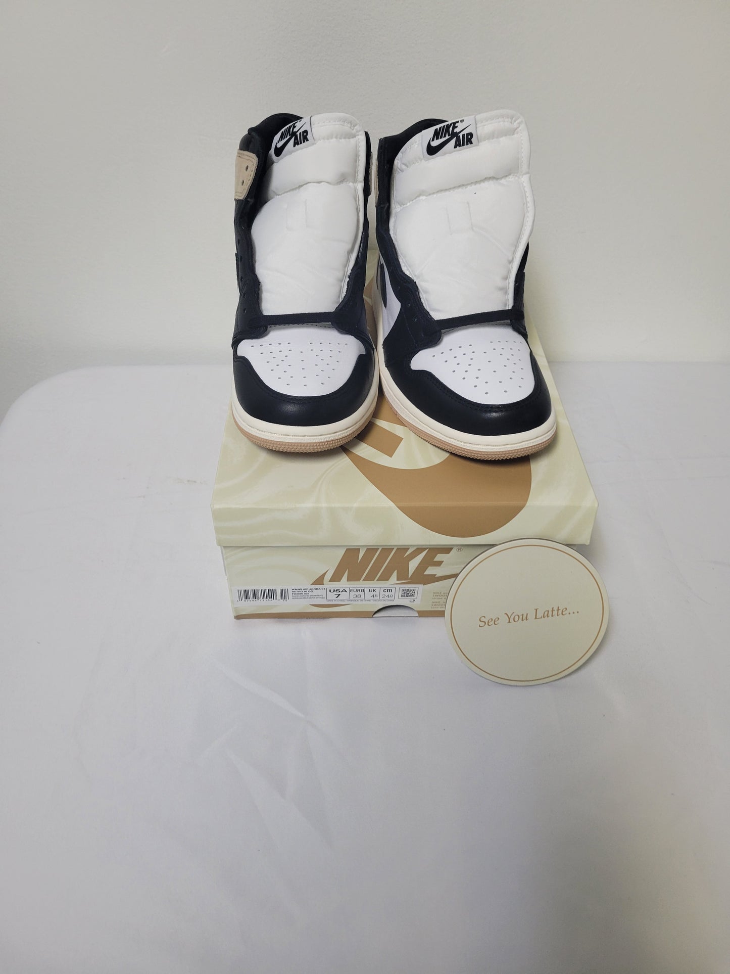 New WMNS Air Jordan Latte Retro OG High Size 7