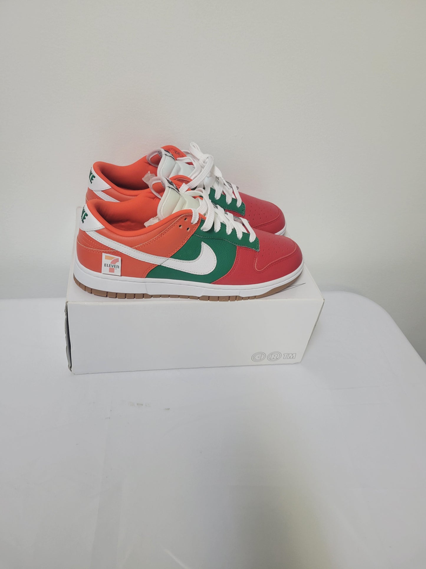 NEW Nike Dunk Low ID Custom "7 Eleven"colors Size 10