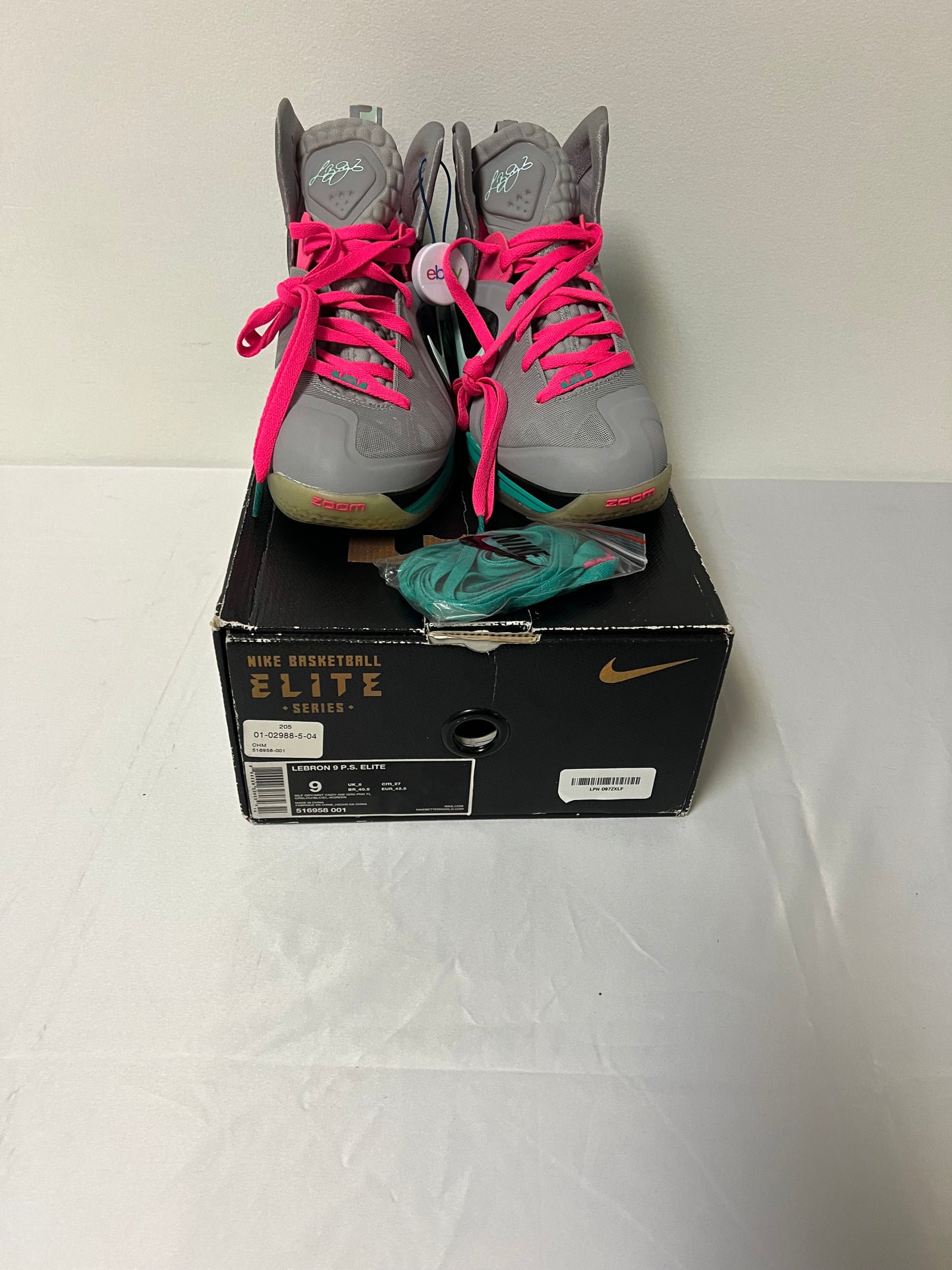 Pre-Own Lebron 9 P.S. Elite (South Beach) Size 9