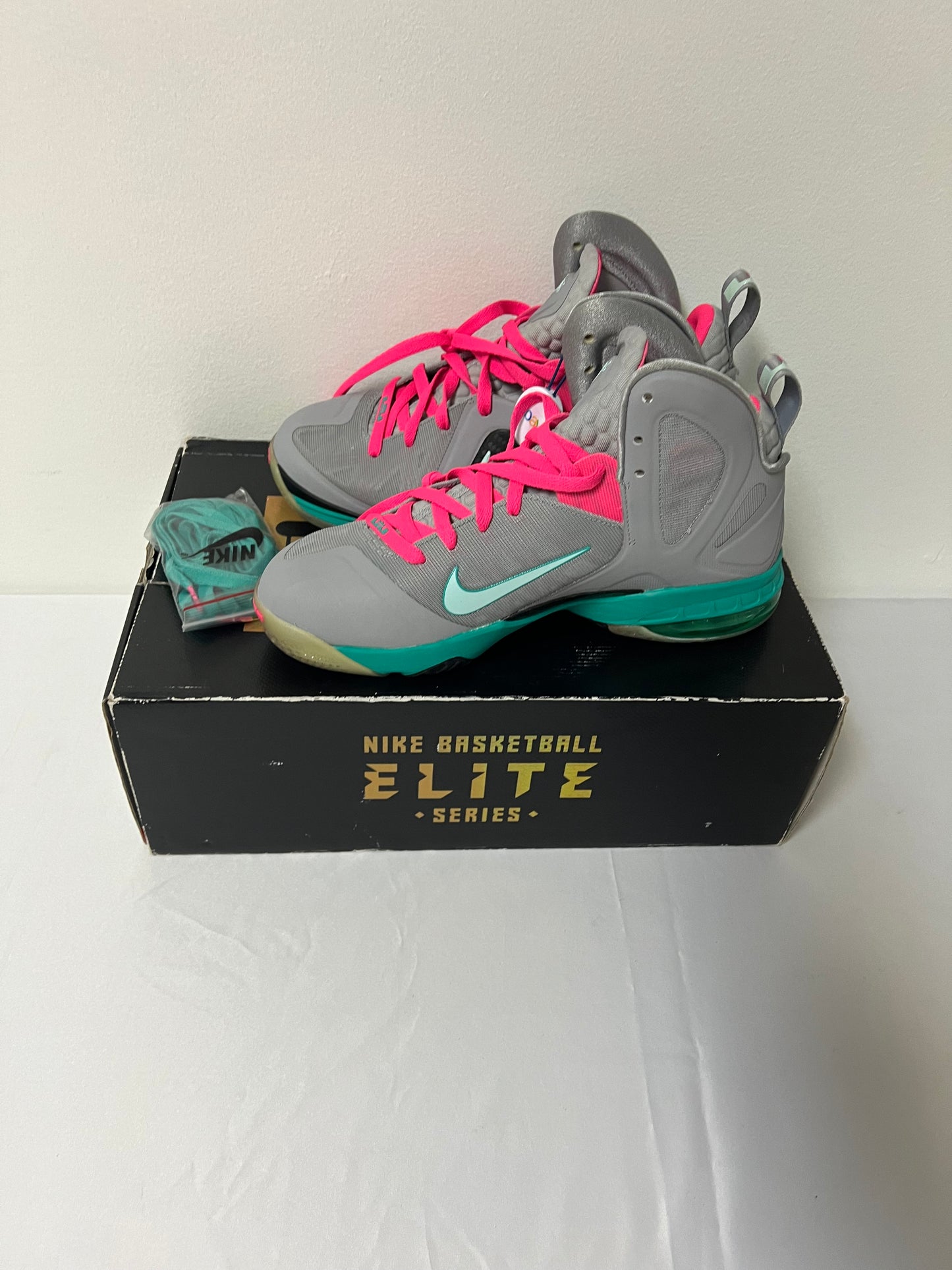 Pre-Own Lebron 9 P.S. Elite (South Beach) Size 9