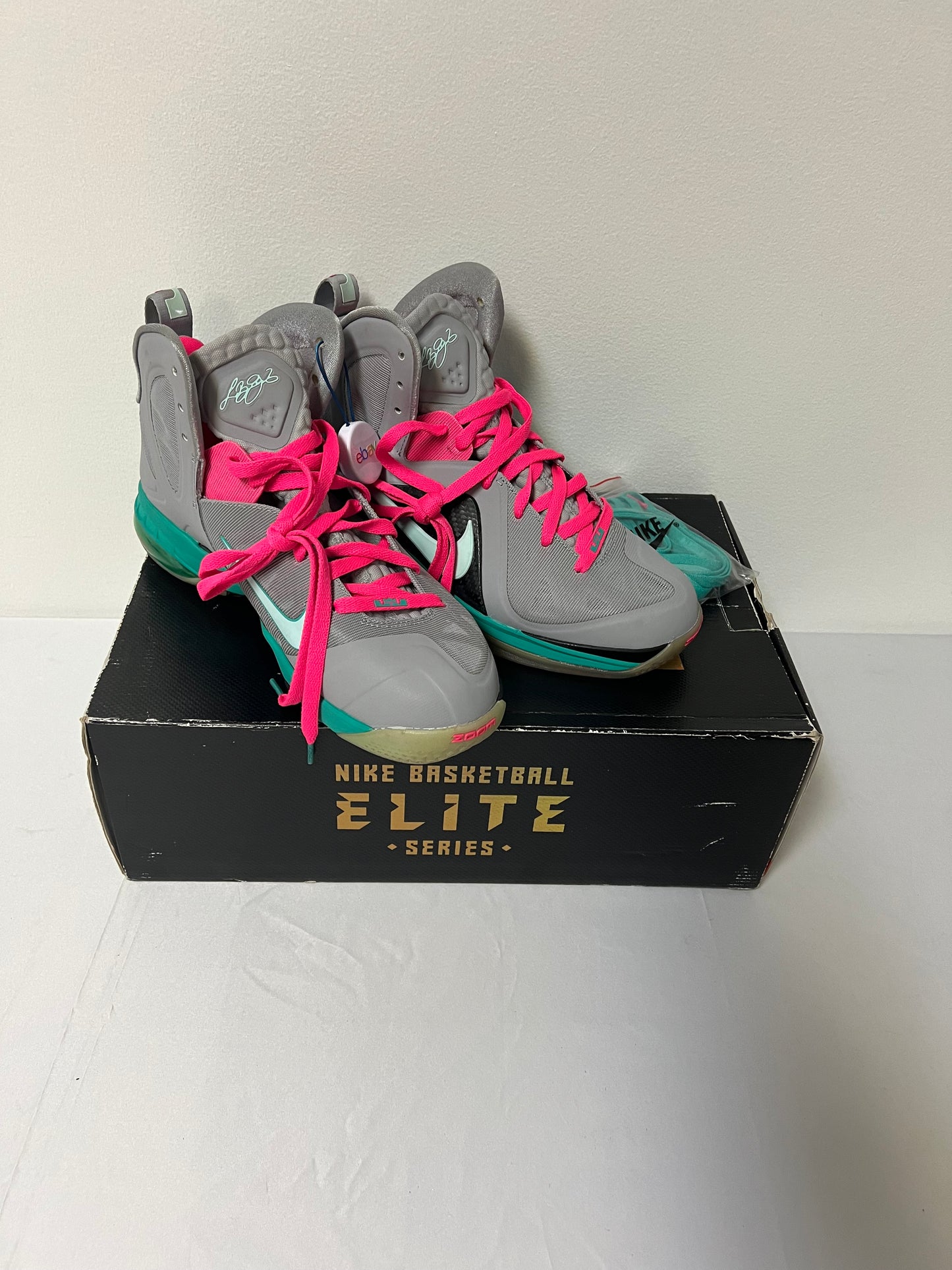 Pre-Own Lebron 9 P.S. Elite (South Beach) Size 9